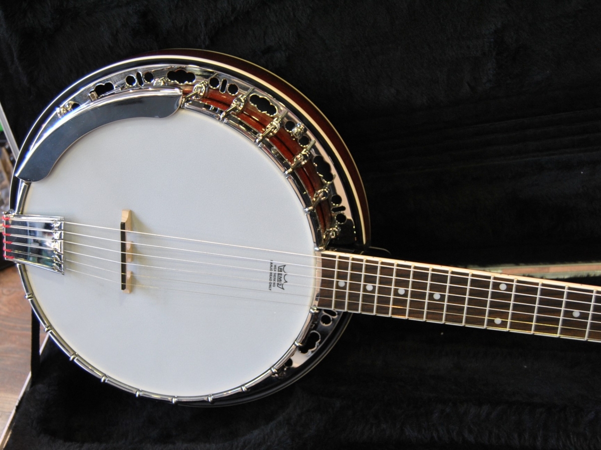 Fender Rustler Banjo à dos ouvert, corps en érable, naturel