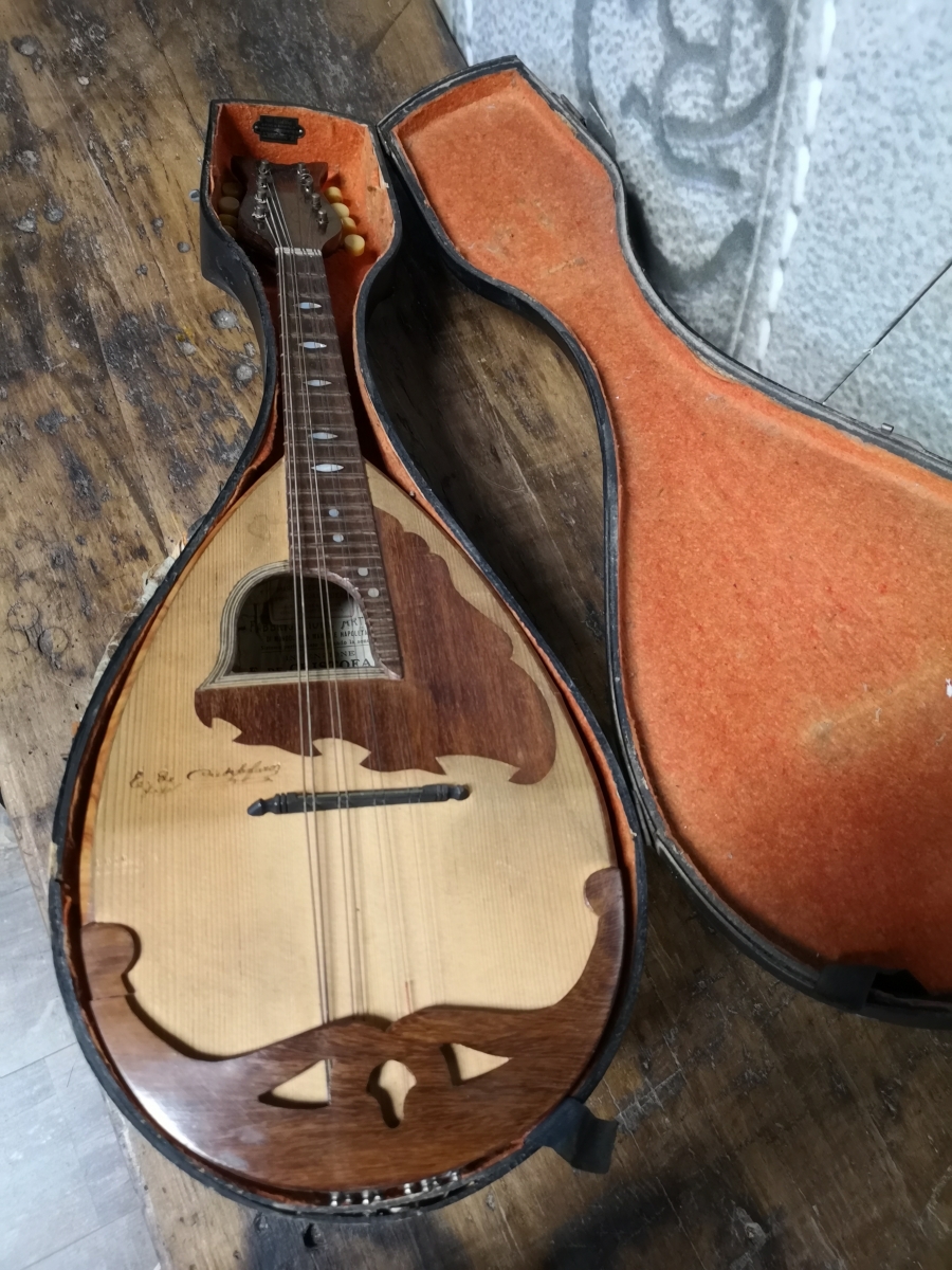 Mandoline De Cristofaro du début 1900 d'occasion Guitare de Luthier